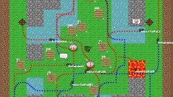 Debug visualization for path finding with bezier curves.