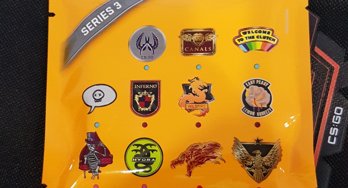 The unlockable pin that came with the event ticket. This was part of the third collection of limited edition pins available.